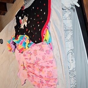 3pc girls unicorn bundle size 7/8